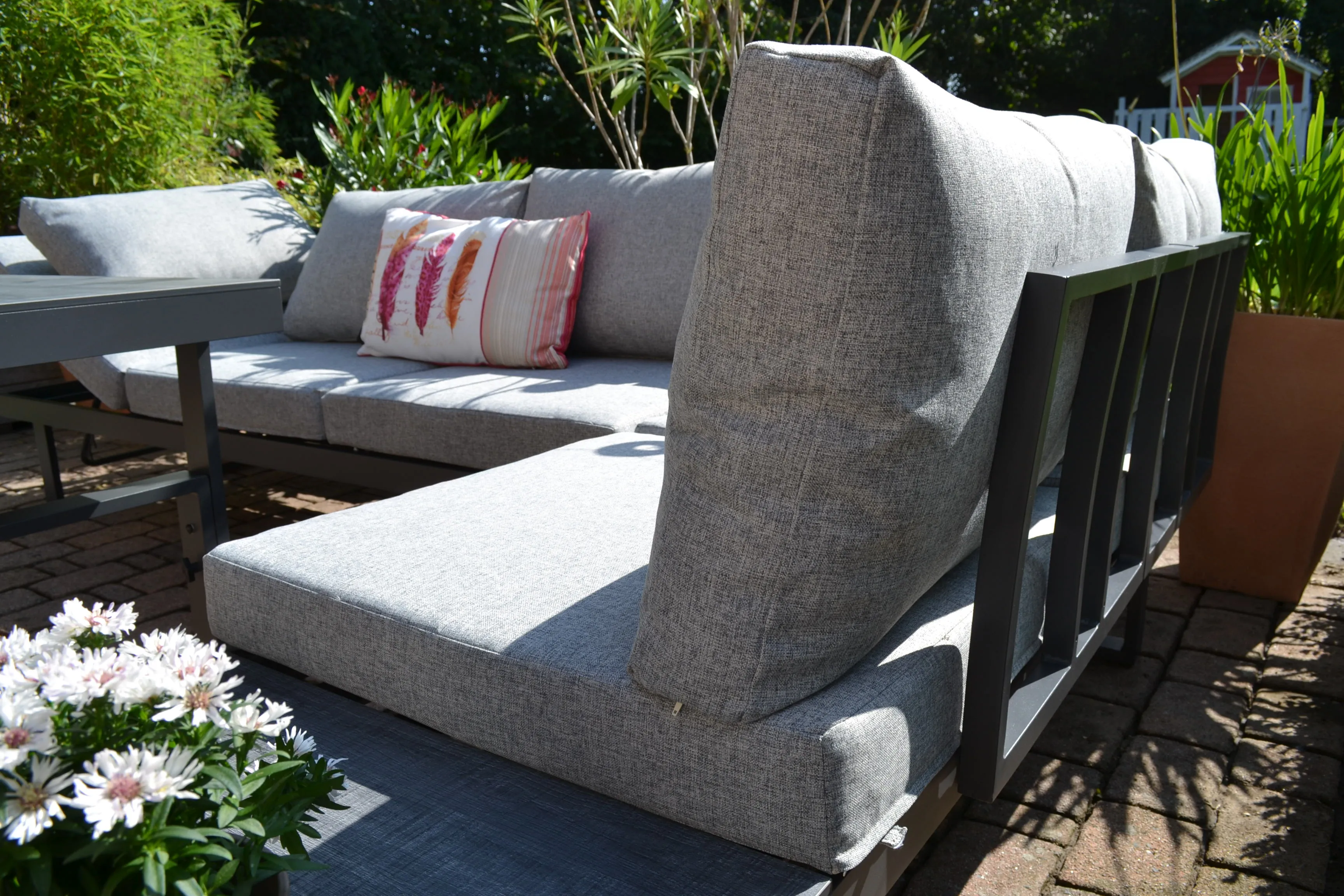 Rückenlehne (Metall) für Ecklounge Santorini