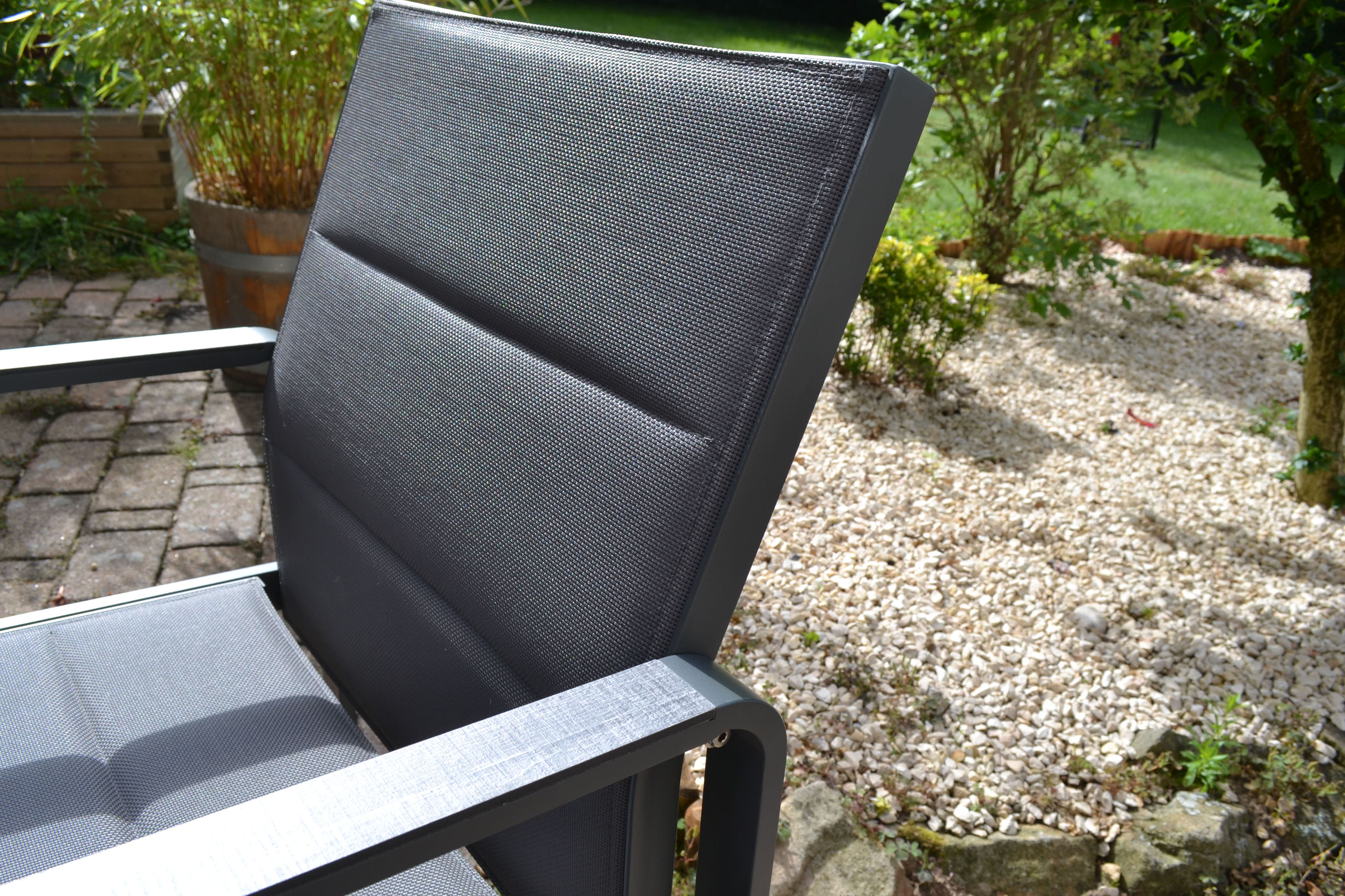 Stuhl  Korsika mit Bezügen aus wetterfestem Textilene